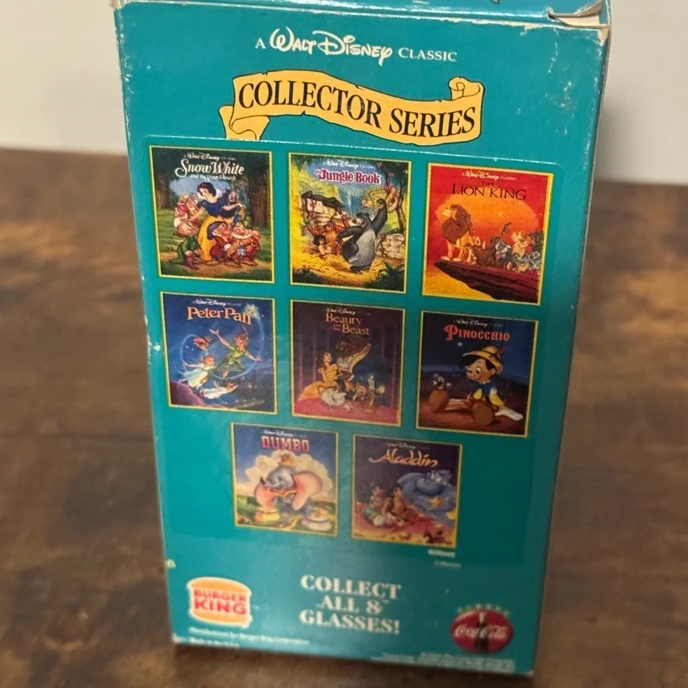 Disney Beauty and the Beast and Snow White And Seven Dwarfs Vintage Cups